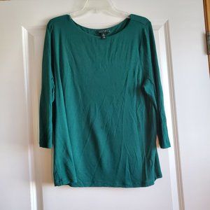 Lauren Teal Green Top